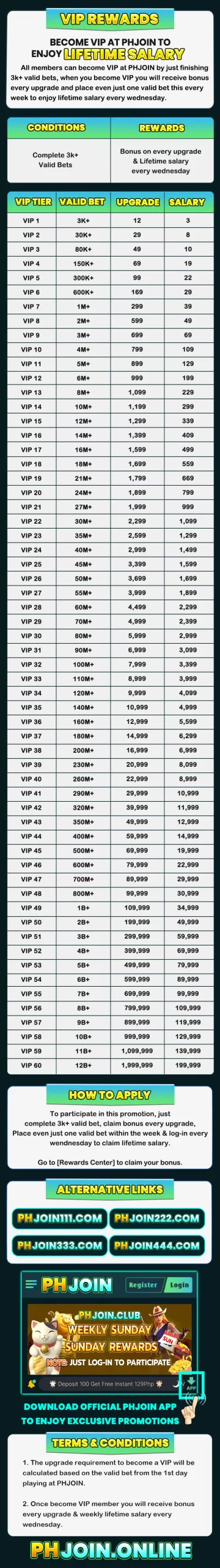 VIP PRIVILEGES