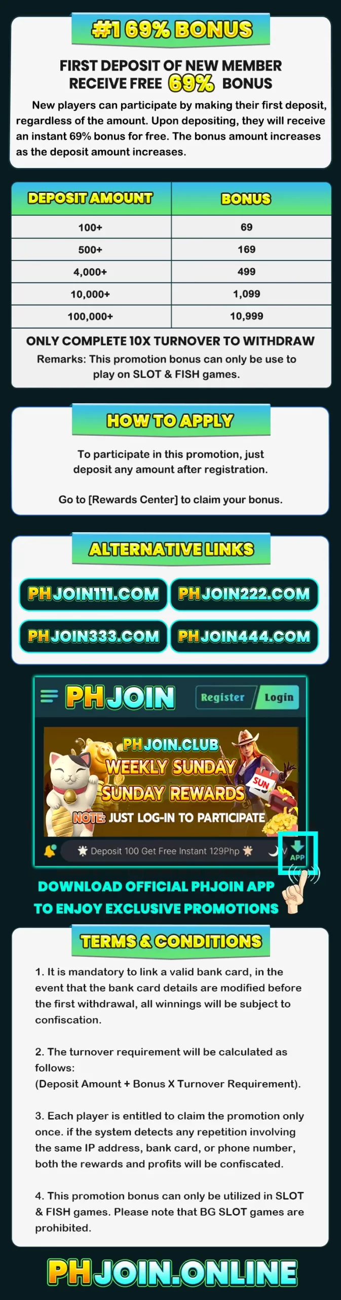 NEW PLAYER BONUS
