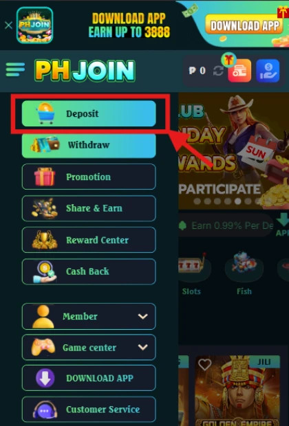 PHJOIN Deposit